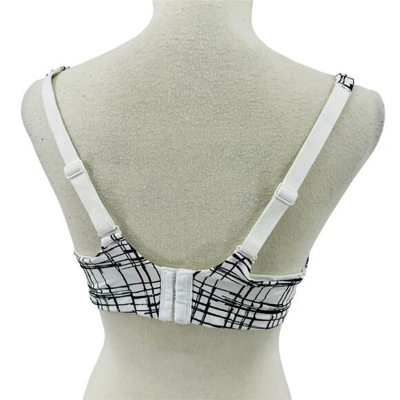 Lane Bryant Cacique True Embrace T-Shirt Bra White Black Lightly Lined 40B - Picture 3 of 9